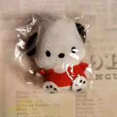 サンリオ おすわりぬいぐるみバッジ　ポチャッコ