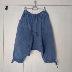 Amima ライトブルー サルエルパンツ