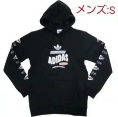 新品 アディダスオリジナルス フロントu0026サイド プリント パーカー