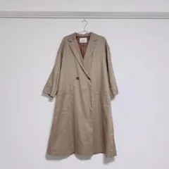スローブ イエナ SLOBE IENA 麻ツイルチェスターコート
