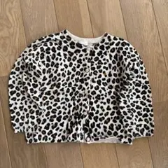 h&m ヒョウ柄カーディガン