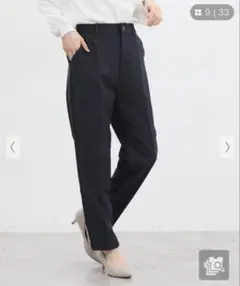 きれい魅せ上品パンツ　ハニーズ　センタープレスパンツ（股下６３ｃｍ）