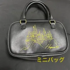 ハリーポッター風 バッグ　黒のショルダーバッグ　コンパクトサイズ　2ウエイ