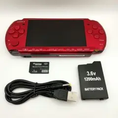 【動作品】 SONY PSP-3000 ラディアント・レッド 本体(付属品あり)