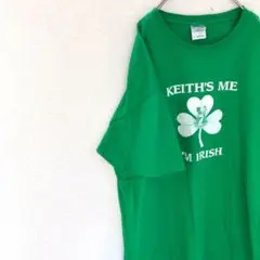 USA古着 irish オーバーサイズ Tシャツ 緑