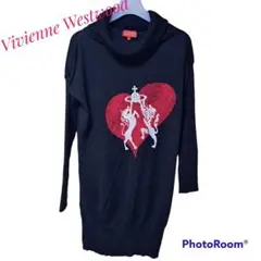 【Vivienne Westwood 】オーヴロゴ 刺繍 タートル ワンピース
