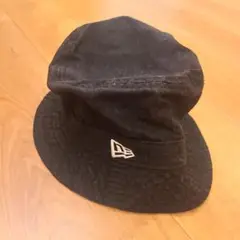 NEW ERA ブラック バケットハット MEDIUM/LARGE