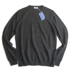 新品 MALO optimum マーロ カシミヤ混 ウール ニット スチール L