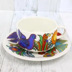 ▲美品 ビレロイu0026ボッホ Villeroy&Boch 小鳥柄カップ&ソーサー