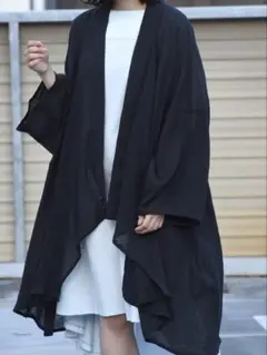 bishool Wool Gabardine KIMONO