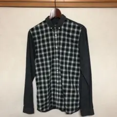 フレッドペリー 薄手長袖チェック柄シャツ メンズ S