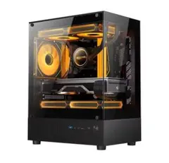 ゲーミングPCケース ミドルタワーケー ス + 冷却ファン 5
