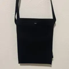 Fier 黒 サコッシュ 2ポケット
