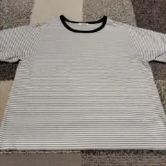 最終値下げ　studio CLIP 美品　ストライプ 半袖Tシャツ M