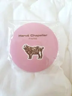 Herve Chapelier　ノベルティ ピンクレザーキーホルダー　ミラー付き Dior ピンク レザー ミラー付きキーホルダーチャーム 新品未使用
