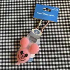 東京ディズニーリゾート　ペットボトルホルダー付カラビナ　ピンク