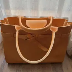バースクラフト　オレンジ トートバッグ 中型