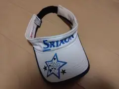 Srixon バイザー ホワイト/ブルー