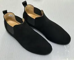 【美品】UNITED ARROWS ショートサイドゴアブーツ 40 ブラック