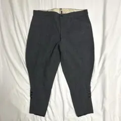 40s~50s Vintage Black Chambray Work Pants 黒 W31×L30