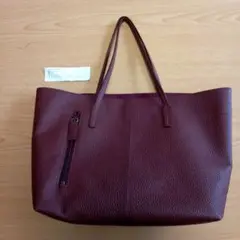 (新品、未使用)石井猛雄が監修した手作り牛革バック