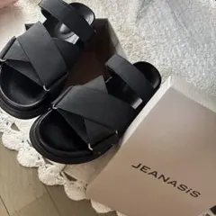 JEANASiS ヴィンテージクロスフラットサンダル