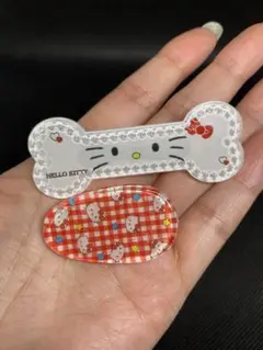 ハローキティ ヘアピンとクリップセット