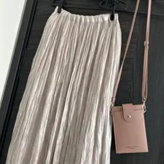 グローバルワーク　プリーツスカート160 Sショルダーバッグ　テチチ　ロペ好き