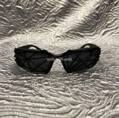 Opium y2k black sunglasses サングラス デムナ