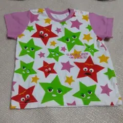 GACHAPIN × MUKKU 星柄 Tシャツ 80cm