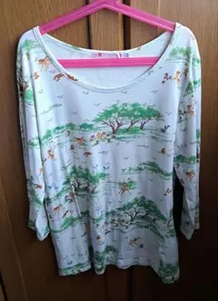 ユニクロ　Disney 七分袖 Mサイズ トップス