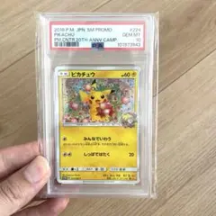 ピカチュウ　psa10 ポケモンセンター　みんなでいわう　224/SM-P PSA10ポケモンカード ピカチュウ ポケモンセンター 20周年記念