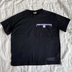 ブリーズ　ポケット付き黒色Tシャツ サイズ120
