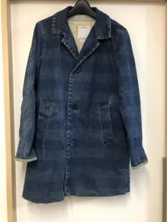 visvim MIES COAT ミースコート/ステンカラーコート 2 藍染め visvim MIES COAT ミースコート/ステンカラーコート 2 藍染め