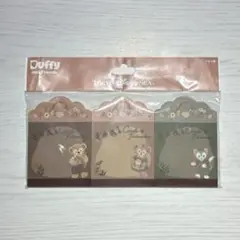 ダッフィー　シェリーメイ　ジェラトーニ メモ帳　ディズニーシー