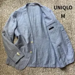 UNIQLO ユニクロ リネンコットン ジャケット Mサイズ 夏秋兼用 ビジネス