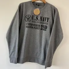 新品タグ付　メンズLサイズ　スウェット　グレー