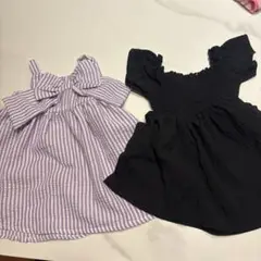 ワンピース２着セット　サイズ60〜70