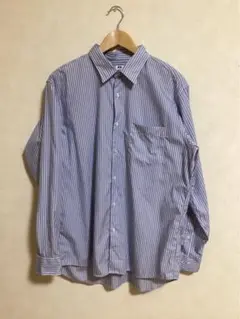 ユニクロ ストライプシャツ