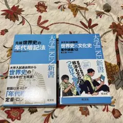 タテヨコ総整理世界史×文化史　年代暗記法　2冊セット　新品