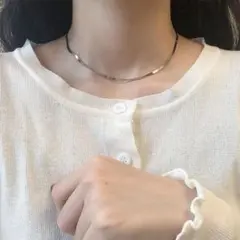 A☆安心のメルカリ便☆ ネックレス ☆ 韓国 ☆ チタン銅☆ オルチャン ☆a