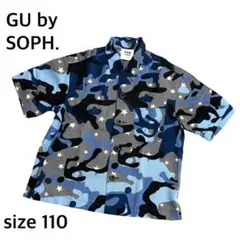 1MW by SOPH. 迷彩柄×星柄半袖シャツ size110