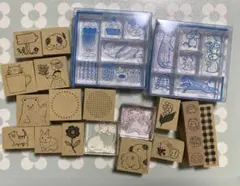 ハンコセット♡HITOTOKI透明ハンコ&ダイソーなど　まとめ売り