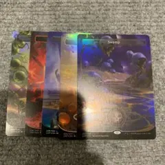 unfinity 基本土地 五種セット foil