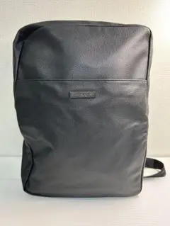 Ermenegildo Zegna ビジネス バックパック リュック 黒　PVC