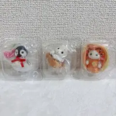 シルバニアファミリー キラキラくじ G賞3体セット