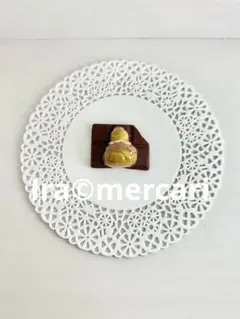 チョコレートとルリジューズ　フェーブ　フェーヴ　フランス製　ミニチュア　陶器