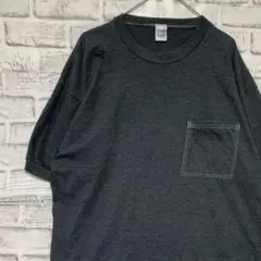 USA製90sヴィンテージTシャツ！シングルステッチ　グレー半袖古着　L723
