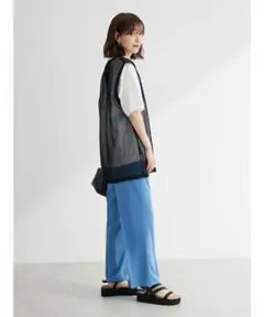 美品　green parks ベスト　メッシュ　トップス