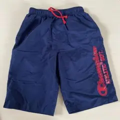 チャンピオン　ハーフパンツ　青　150